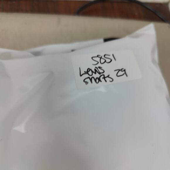 Levis 501 Original Shorts Womens 29 Trashed Black Distressed Cut Offs Button Fly - Picture 9 of 9